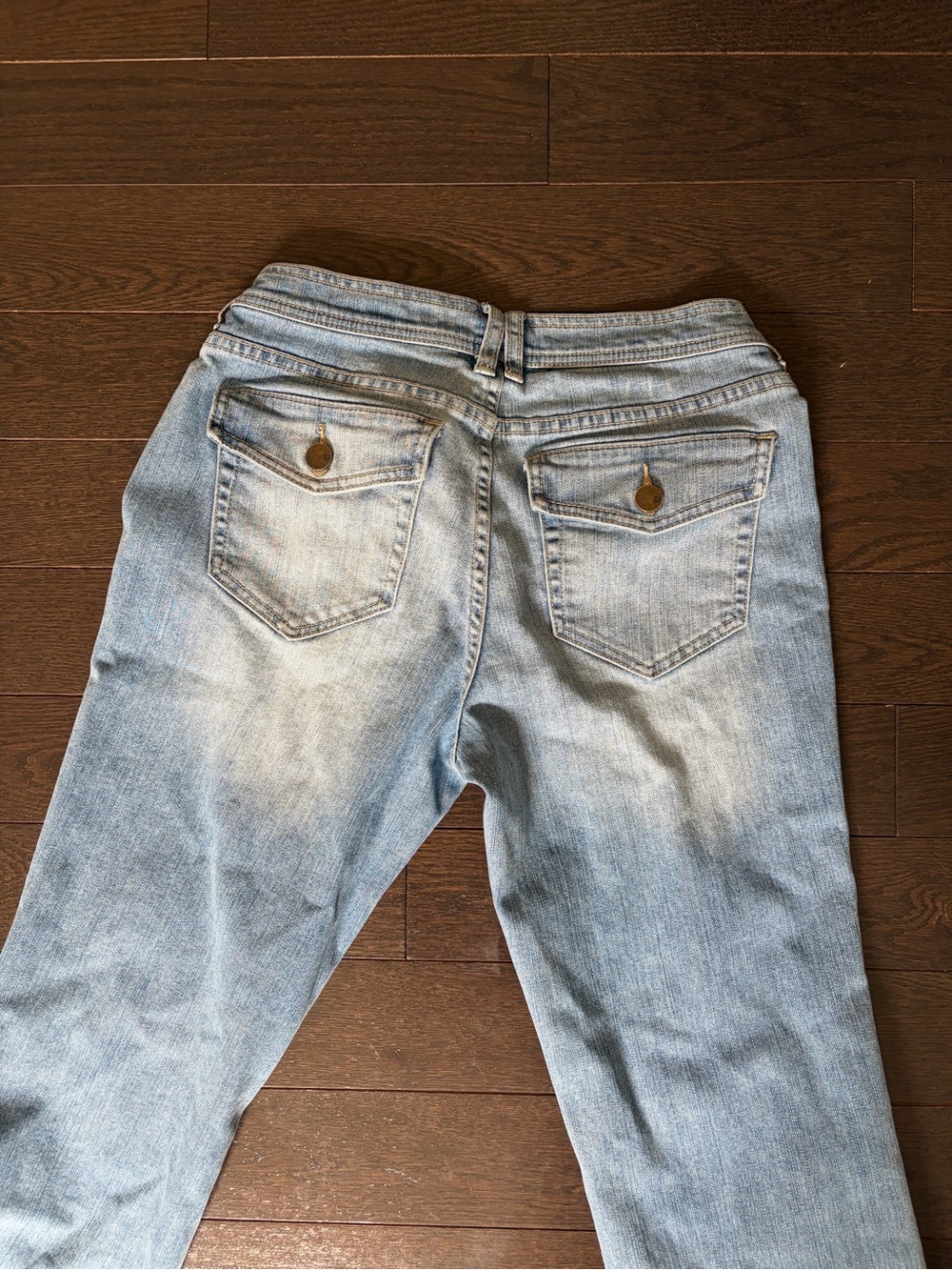 Vintage Low-rise Flare Jeans